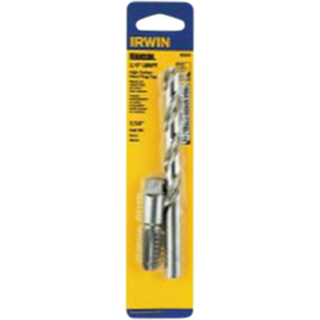 IRWIN - 80260 - 1/4 - 18 NPT Tap + 7/16 Drill Bit