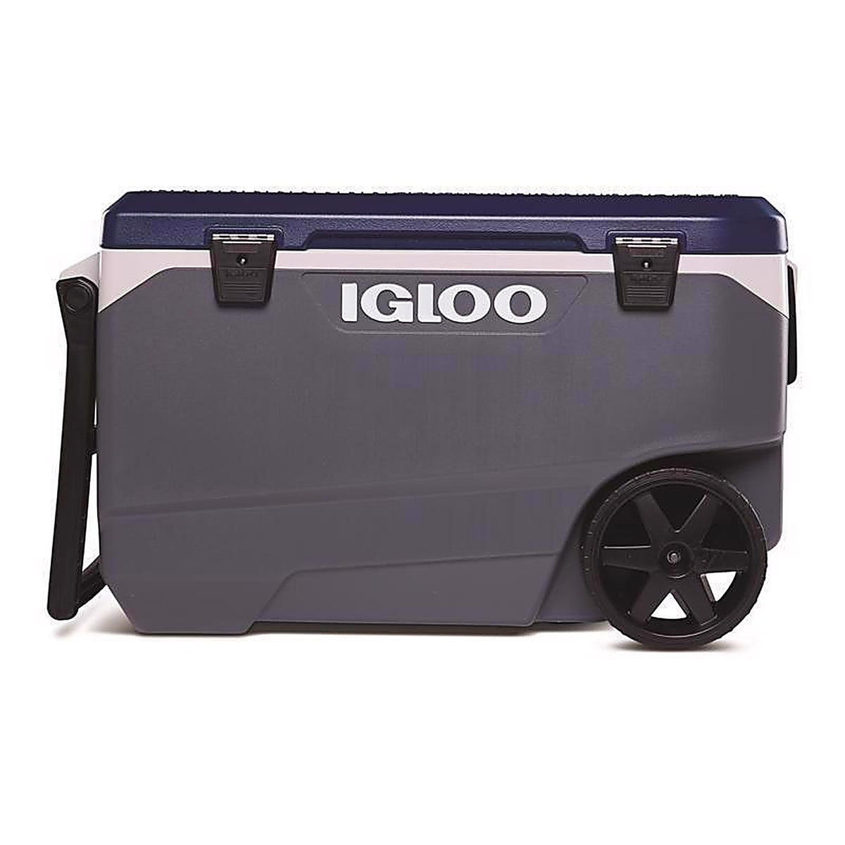 Igloo - 34818 - MaxCold Latitude Blue/Gray 90 qt Roller Cooler
