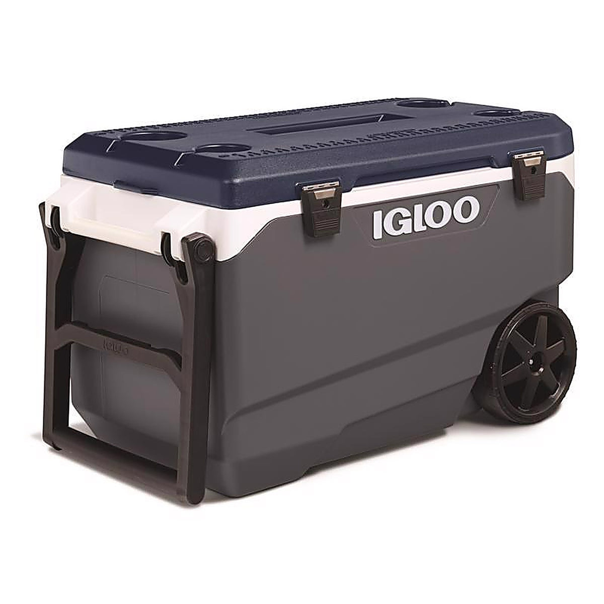 Igloo - 34818 - MaxCold Latitude Blue/Gray 90 qt Roller Cooler
