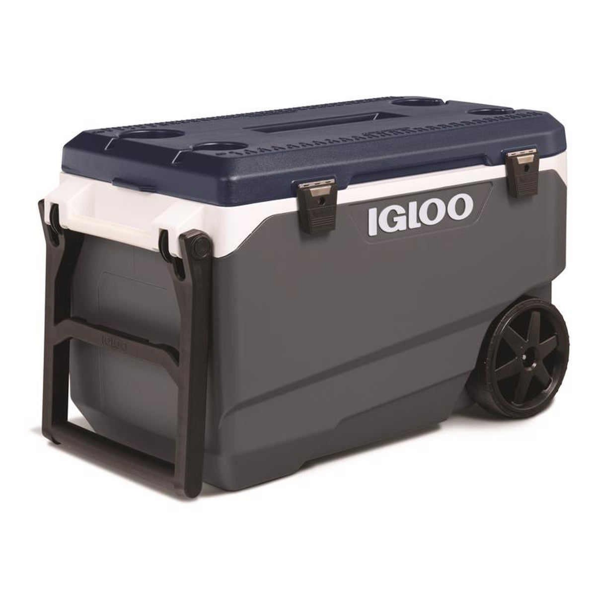 Igloo - 34818 - MaxCold Latitude Blue/Gray 90 qt Roller Cooler