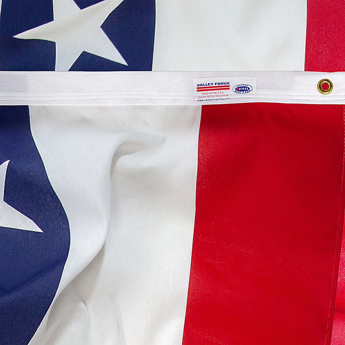 Valley Forge - PFF-ST - American Pleated Flag 36 in. H x 72 in. W