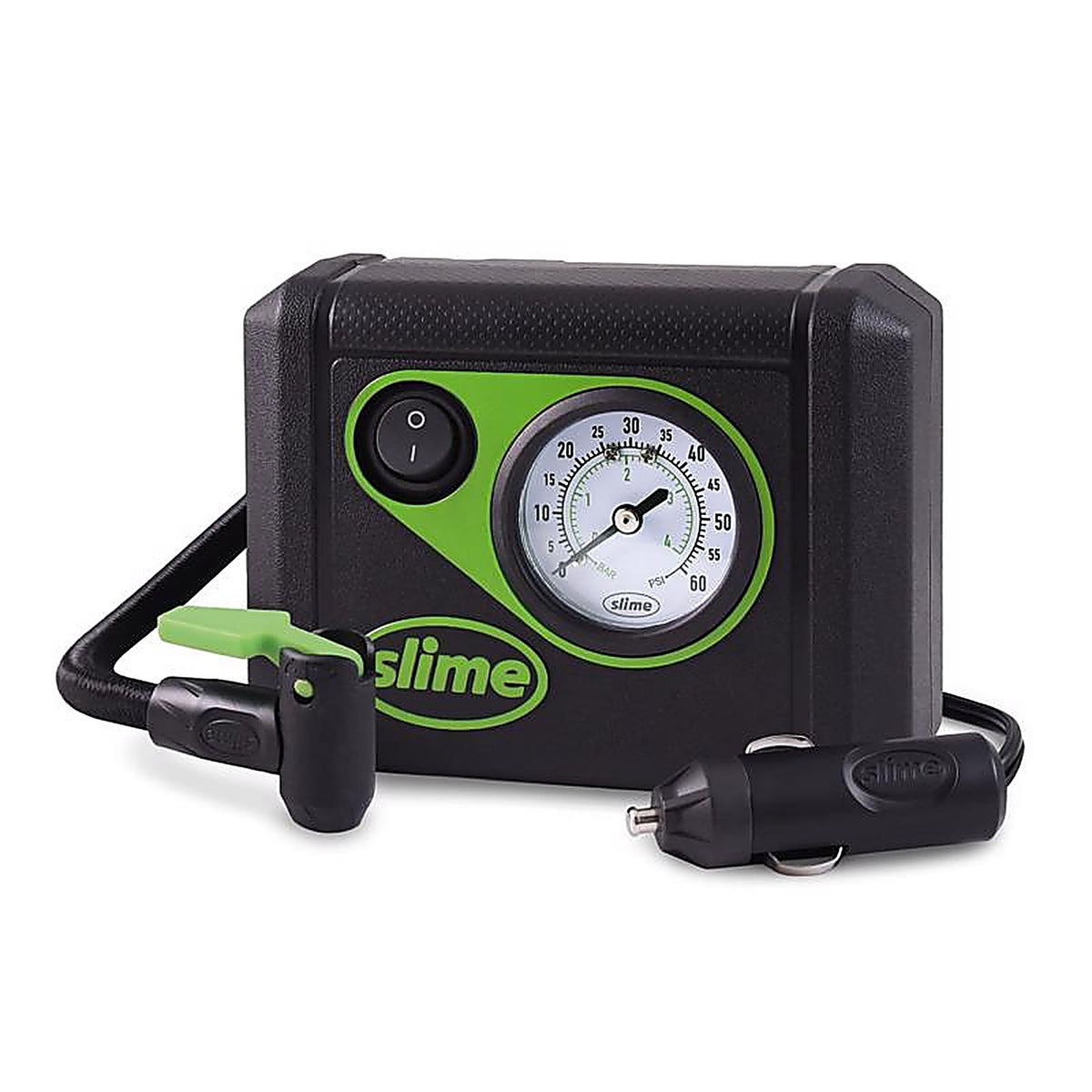 Slime - 40059 - Tire Inflator Jr. 12 volt 100 psi Tire Inflator/Gauge