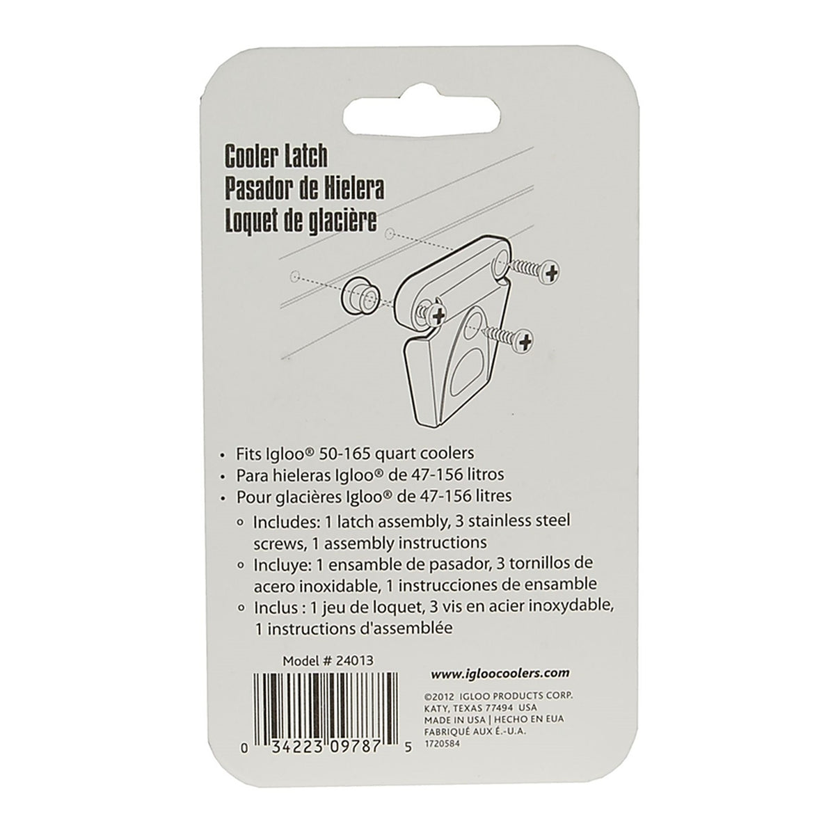 Igloo - 24013 - Cooler Latch White - 1/Pack