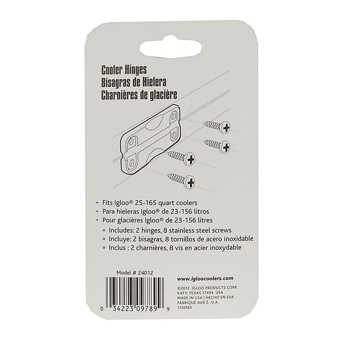 Igloo - 24012 - Cooler Hinges White - 2/Pack