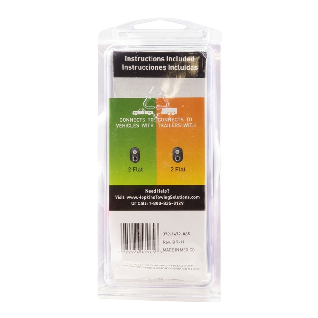 Hopkins - 47965 - 2 Flat Trailer Connector 12 in.