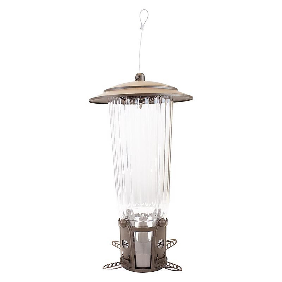 Perky-Pet - 334 - Squirrel-Be-Gone Wild Bird 4 lb. Plastic Max Bird Feeder 4 ports