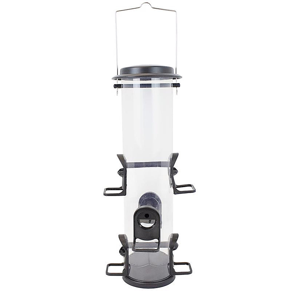 Perky-Pet - 3266 - Wild Bird 4 lb. Plastic Tube Bird Feeder 6 ports