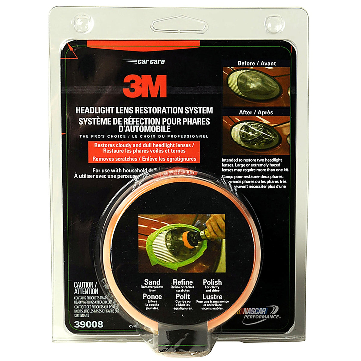 3M - 39008 - Headlight Restorer Kit
