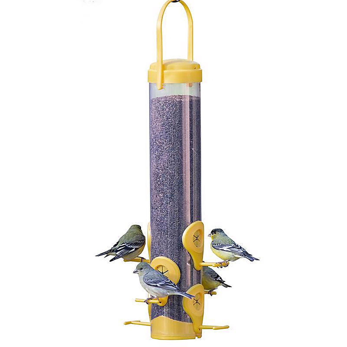Perky-Pet - 481F - Finch 1.5 lb. Plastic Tube Bird Feeder 6 ports