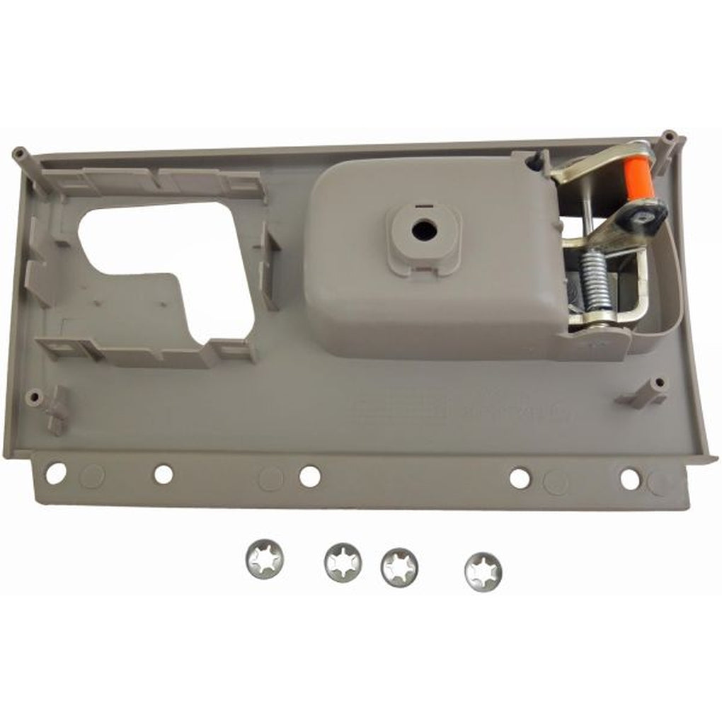 Dorman|80471|Interior Door Handle Front Right Kit Chrome Lever Gray Housing