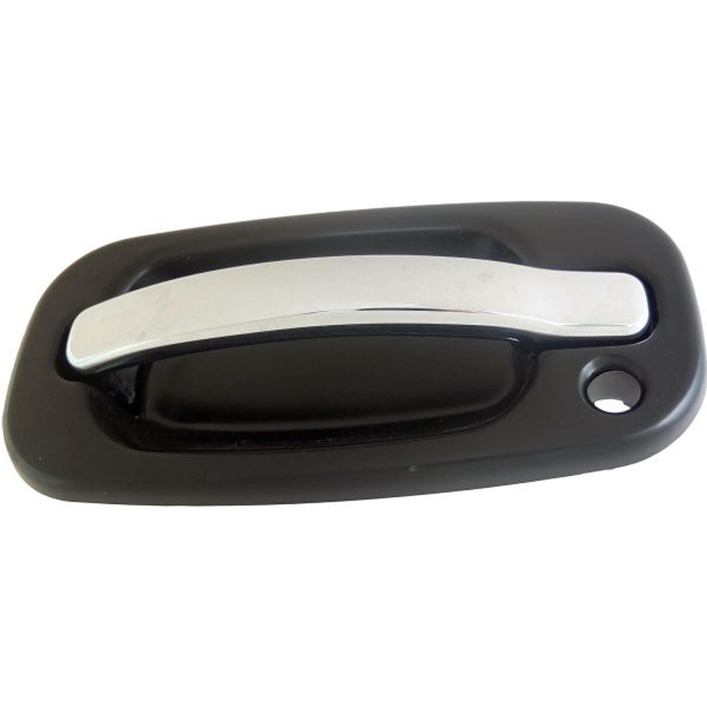 Dorman - 80550 - Exterior Door Handle Front Left Chrome w/ Black Housing