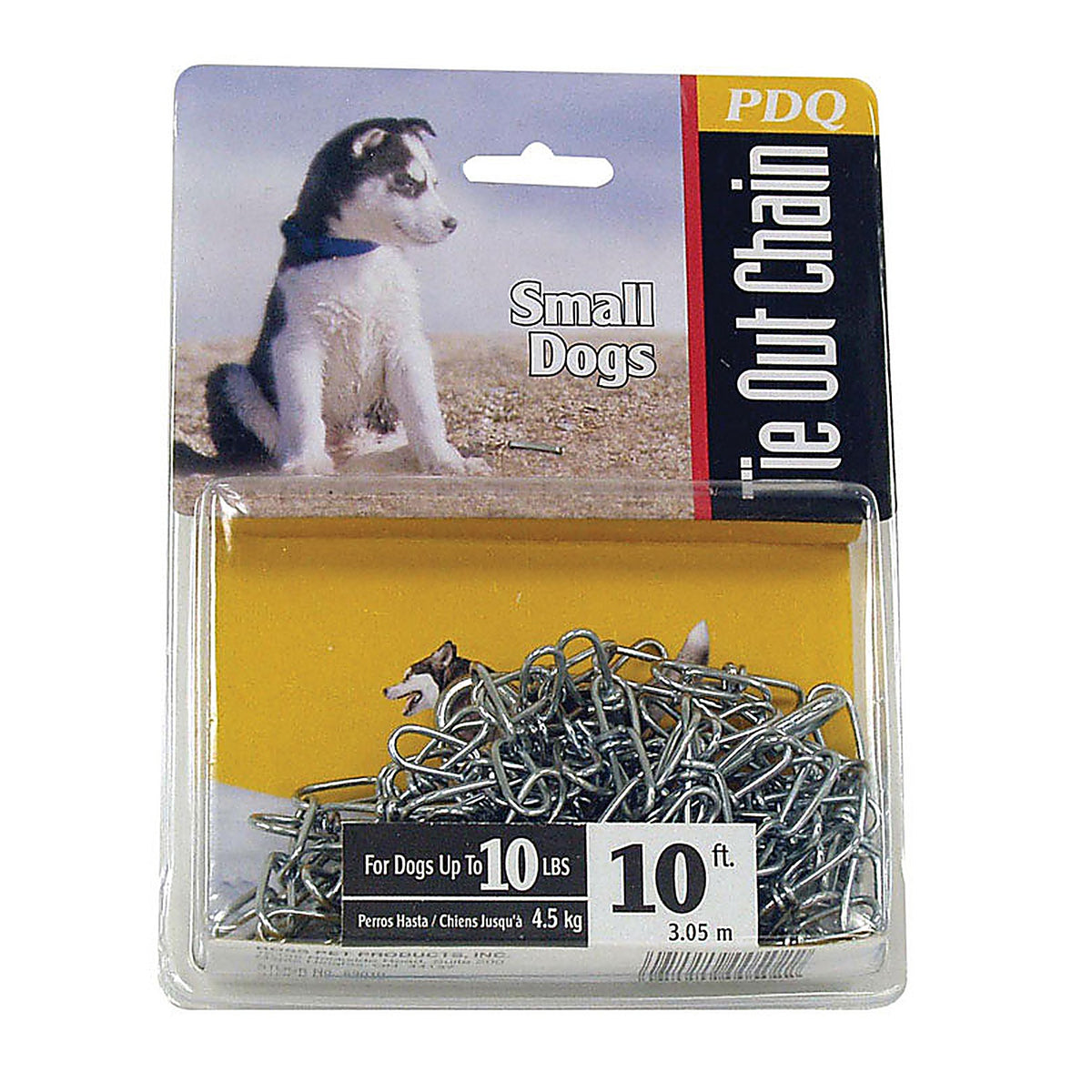 Boss Pet - 53010 - PDQ Silver Swivel Steel Dog Tie Out Chain Small