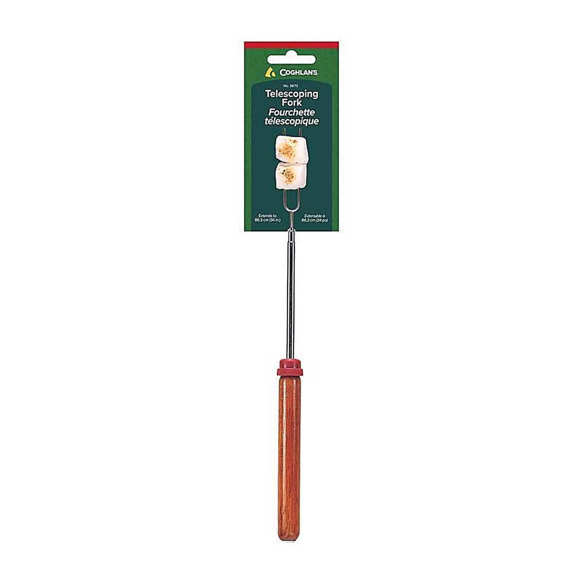 Coghlan's - 9670 - Silver Telescoping Fork 1/2 in. W x 34 in. L - 1/Pack
