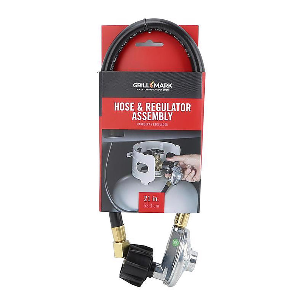 Grill Mark - 00360ACE - 21 in. L Rubber Propane Hose and Regulator