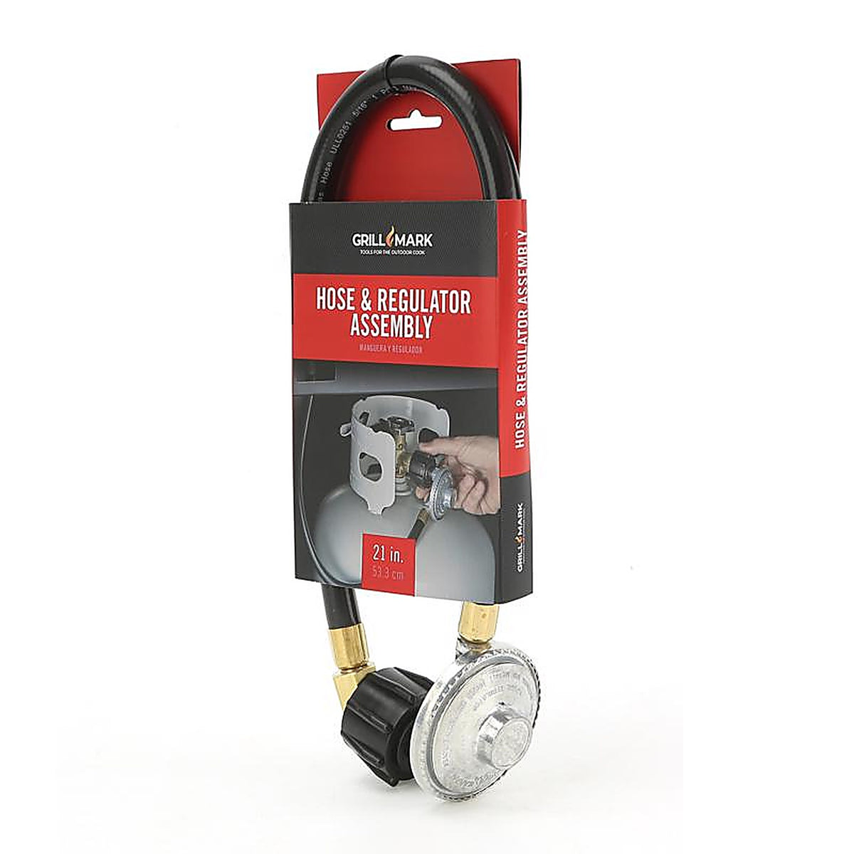 Grill Mark - 00360ACE - 21 in. L Rubber Propane Hose and Regulator