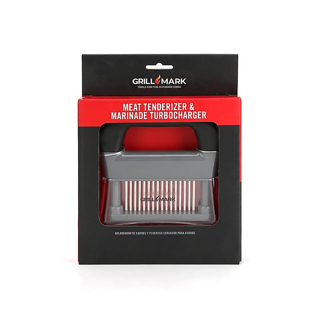 Grill Mark - 40136ACE - Black/Clear ABS Plastic/Stainless Steel Meat Tenderizer