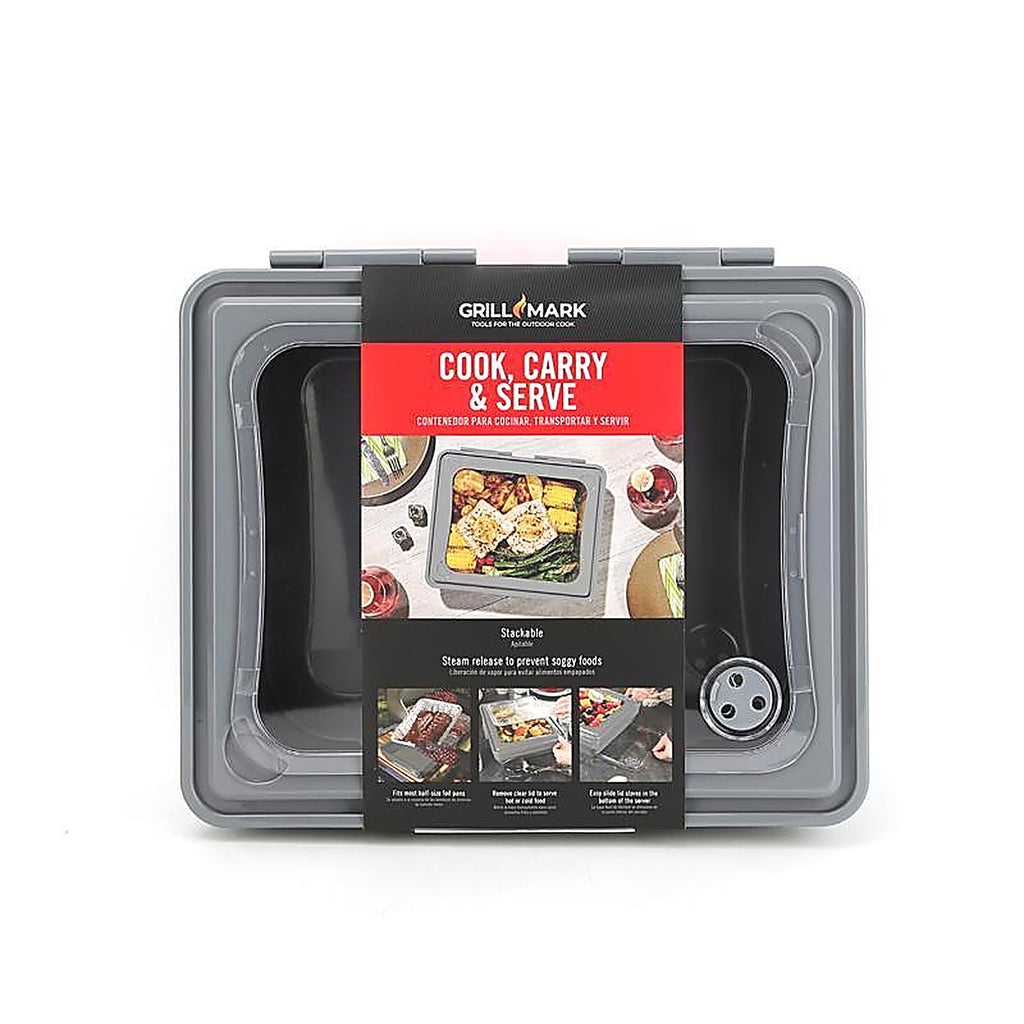 Grill Mark - 40405ACE - Gray Food To Go Container 1 pk
