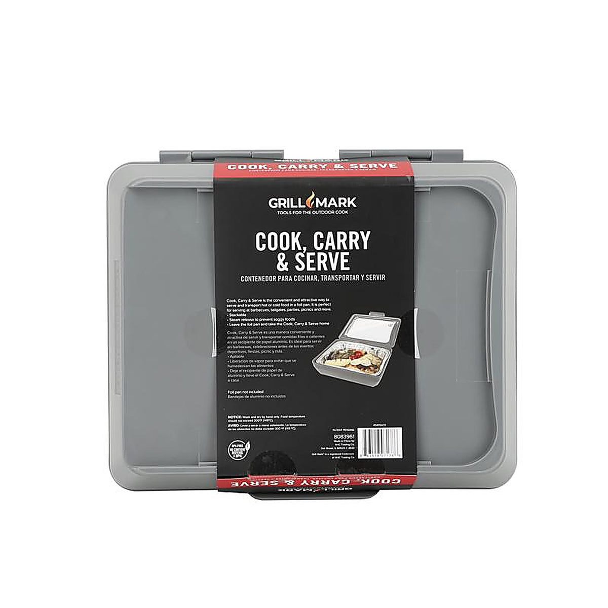 Grill Mark - 40405ACE - Gray Food To Go Container 1 pk