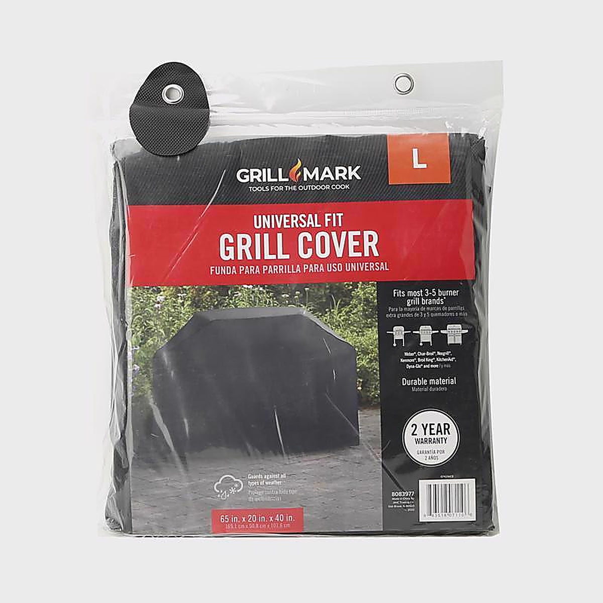 Grill Mark - 07421ACE - Black Grill Cover For Universal