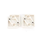 Grill Mark - 02108ACE - White Plastic Classic Tablecloth Clamps 4 pc