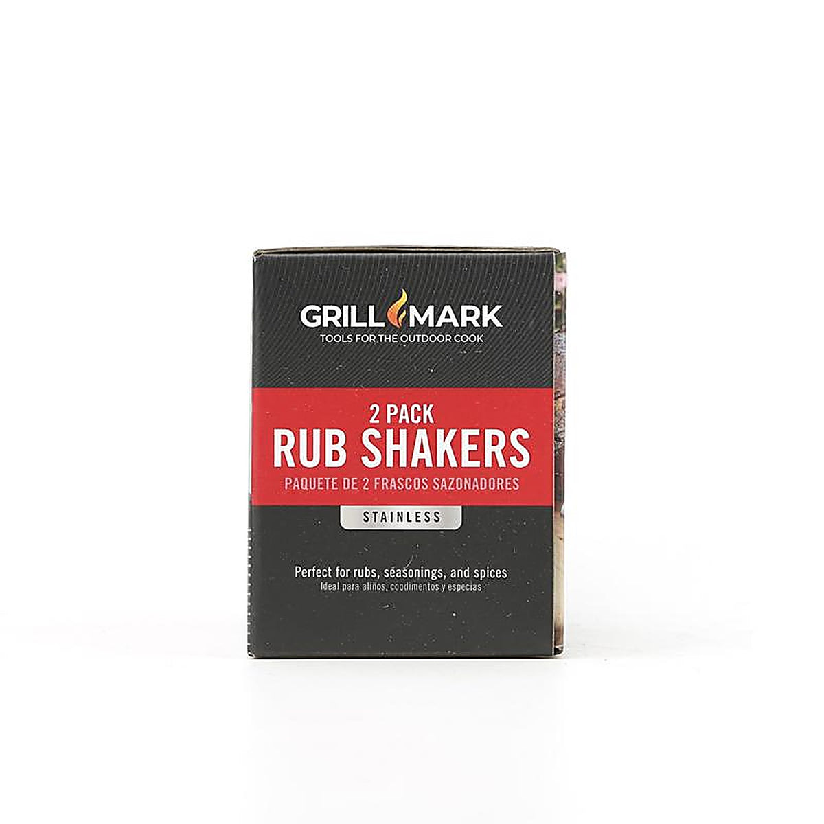 Grill Mark - 40119ACE - Silver Stainless Steel Rub Shaker