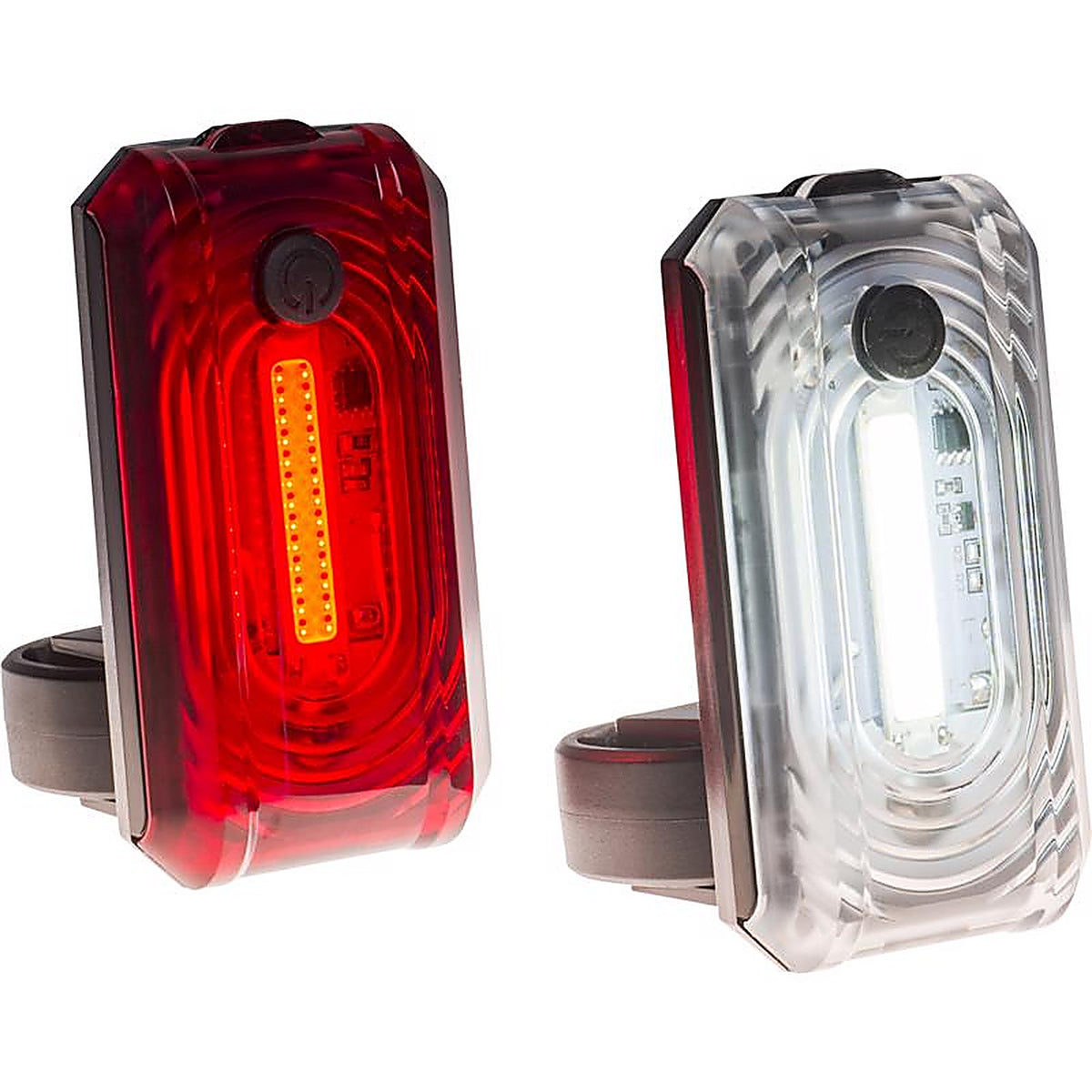 Bell Sports - 7142208 - Radian Aluminum/Reinforced Plastic Bicycle Light Set Red/White