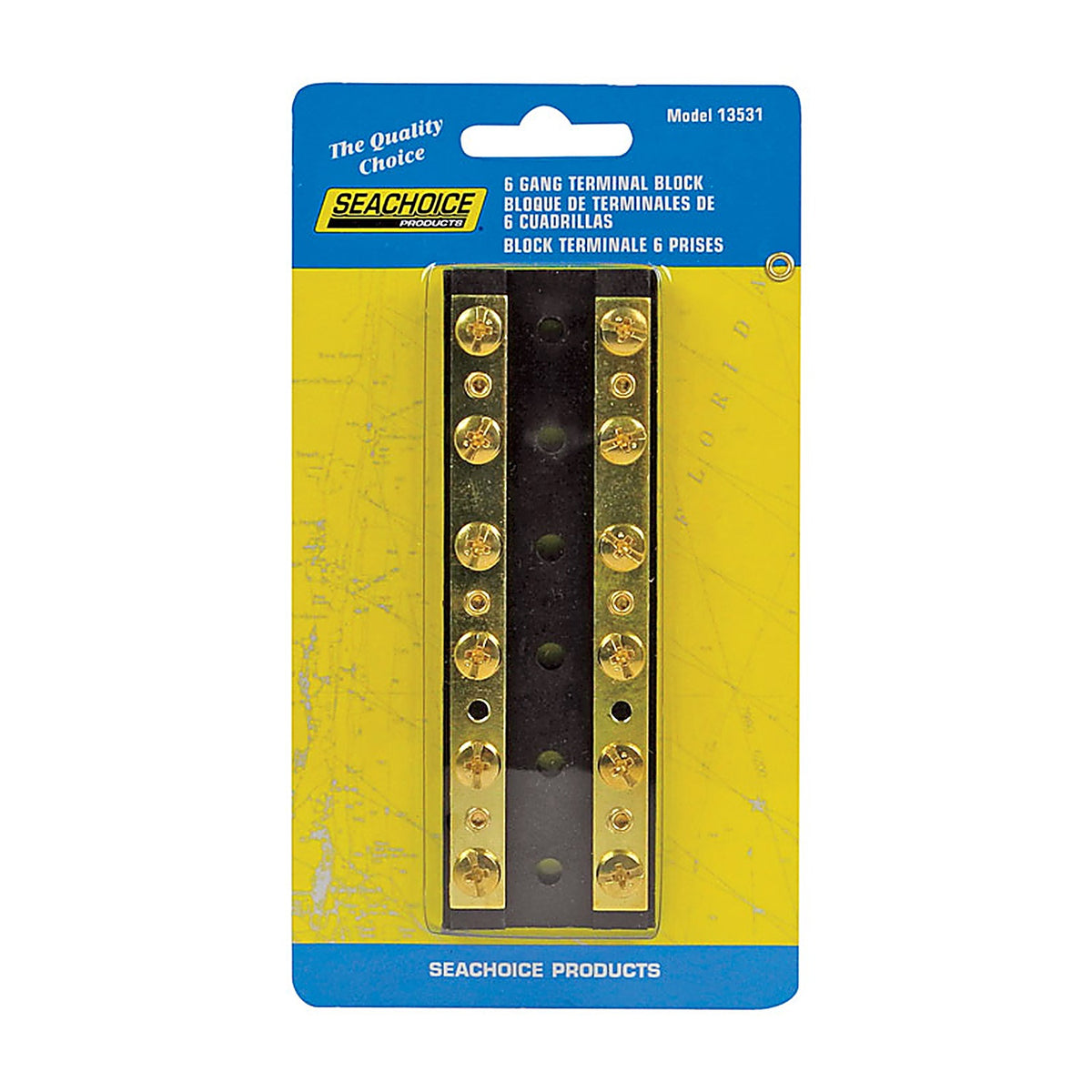 Seachoice - 13531 - Terminal Block Brass