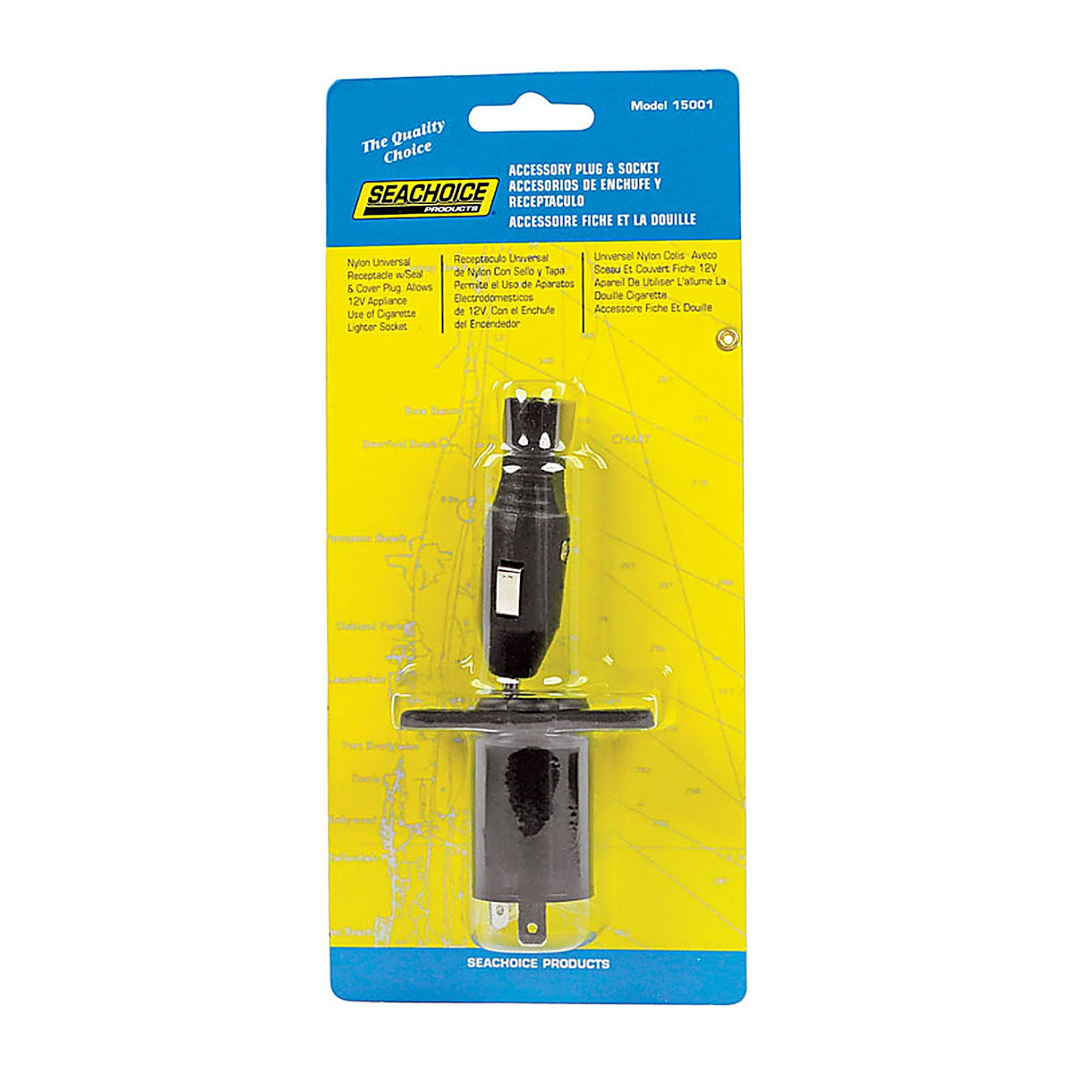 Seachoice - 15001 - Accessory Plug and Socket Set Nylon