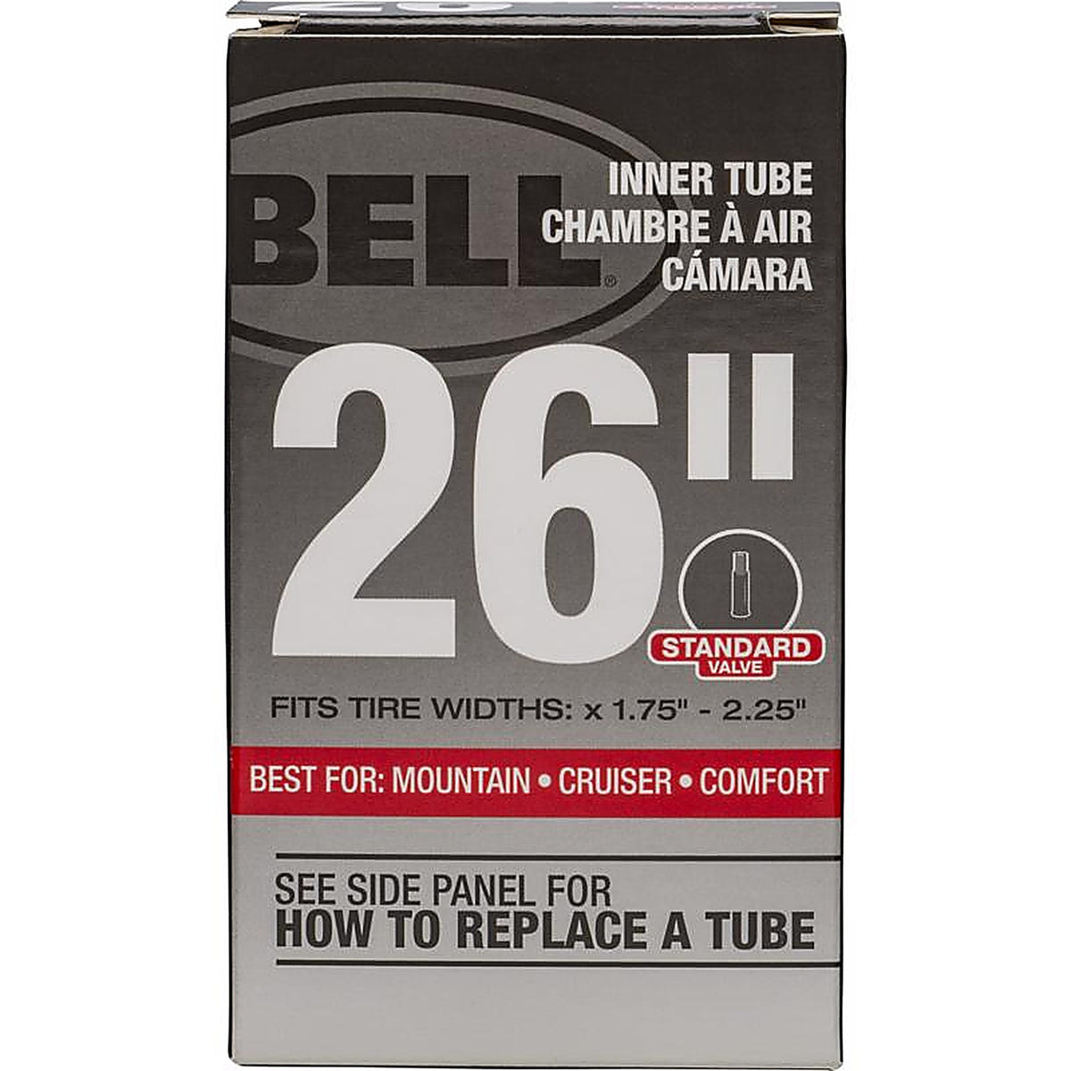 Bell Sports - 7109079 - 26 in. Rubber Bicycle Inner Tube 1 pk