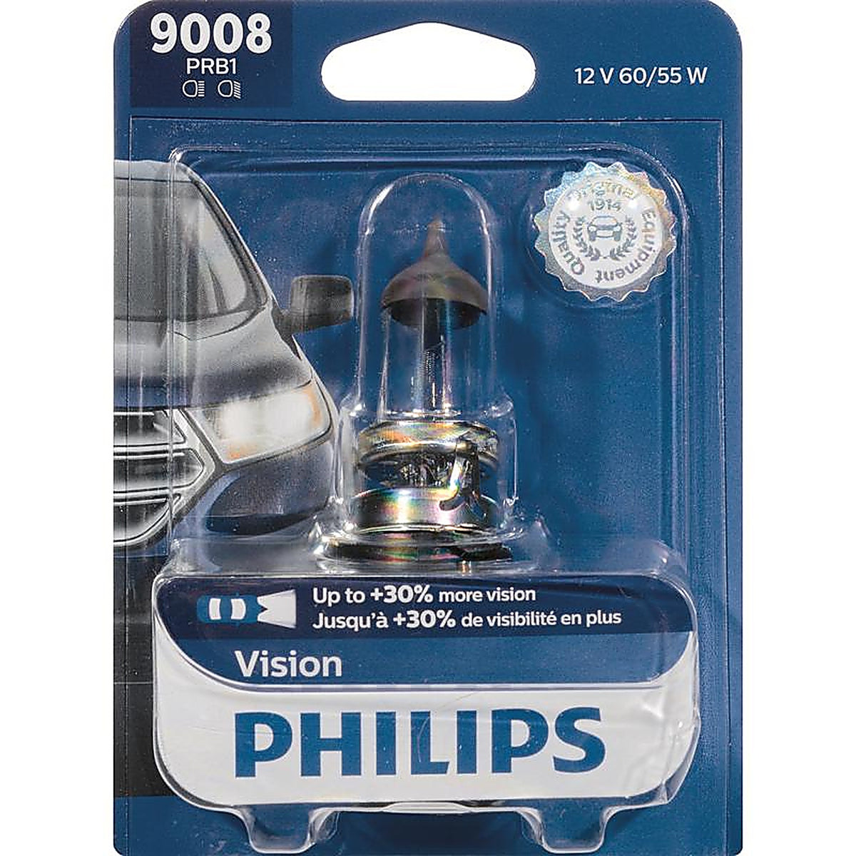 Philips - 9008PRB1 - Vision Halogen High/Low Beam Automotive Bulb 9008PRB1