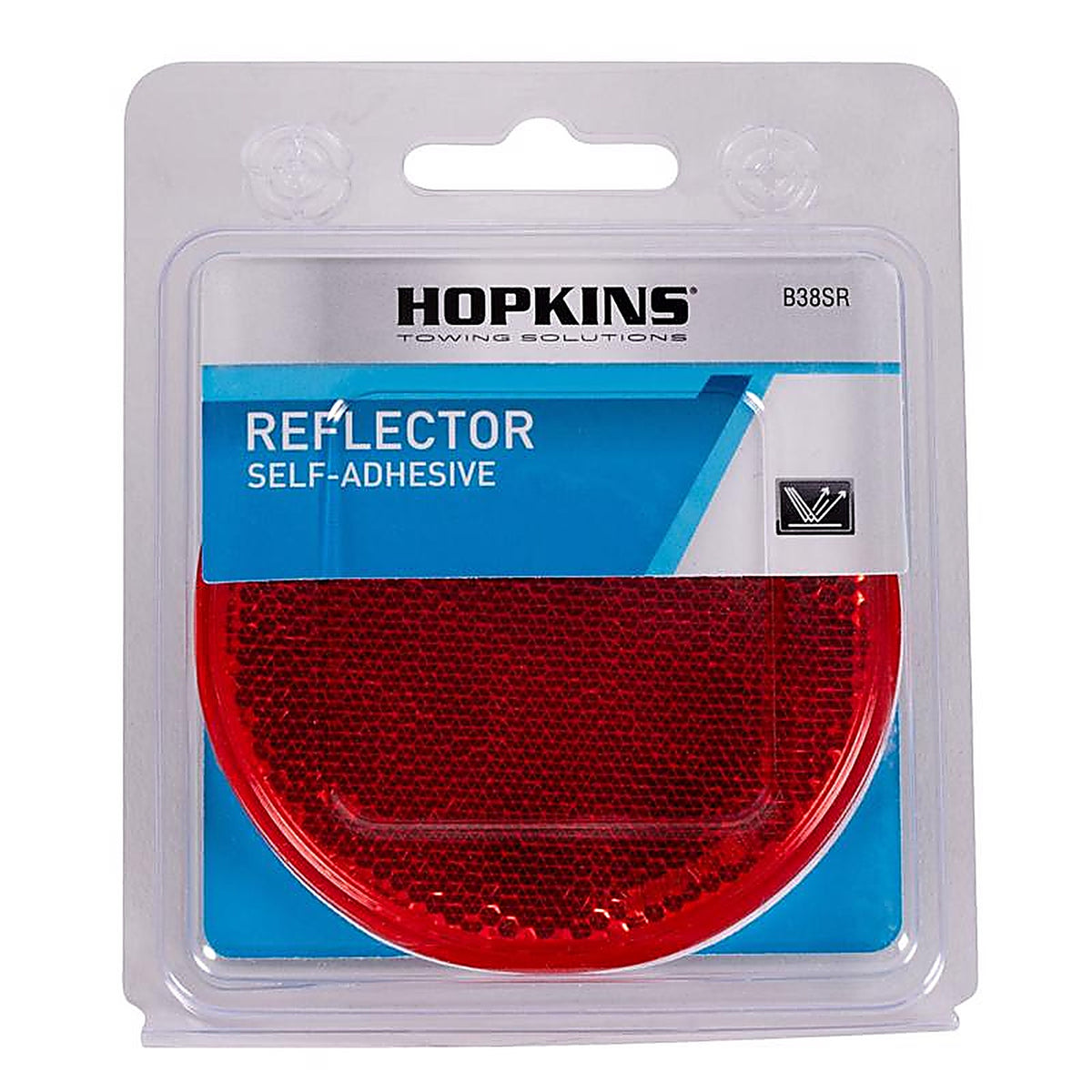 Hopkins - B38SR - Red Round Reflector 1 pk