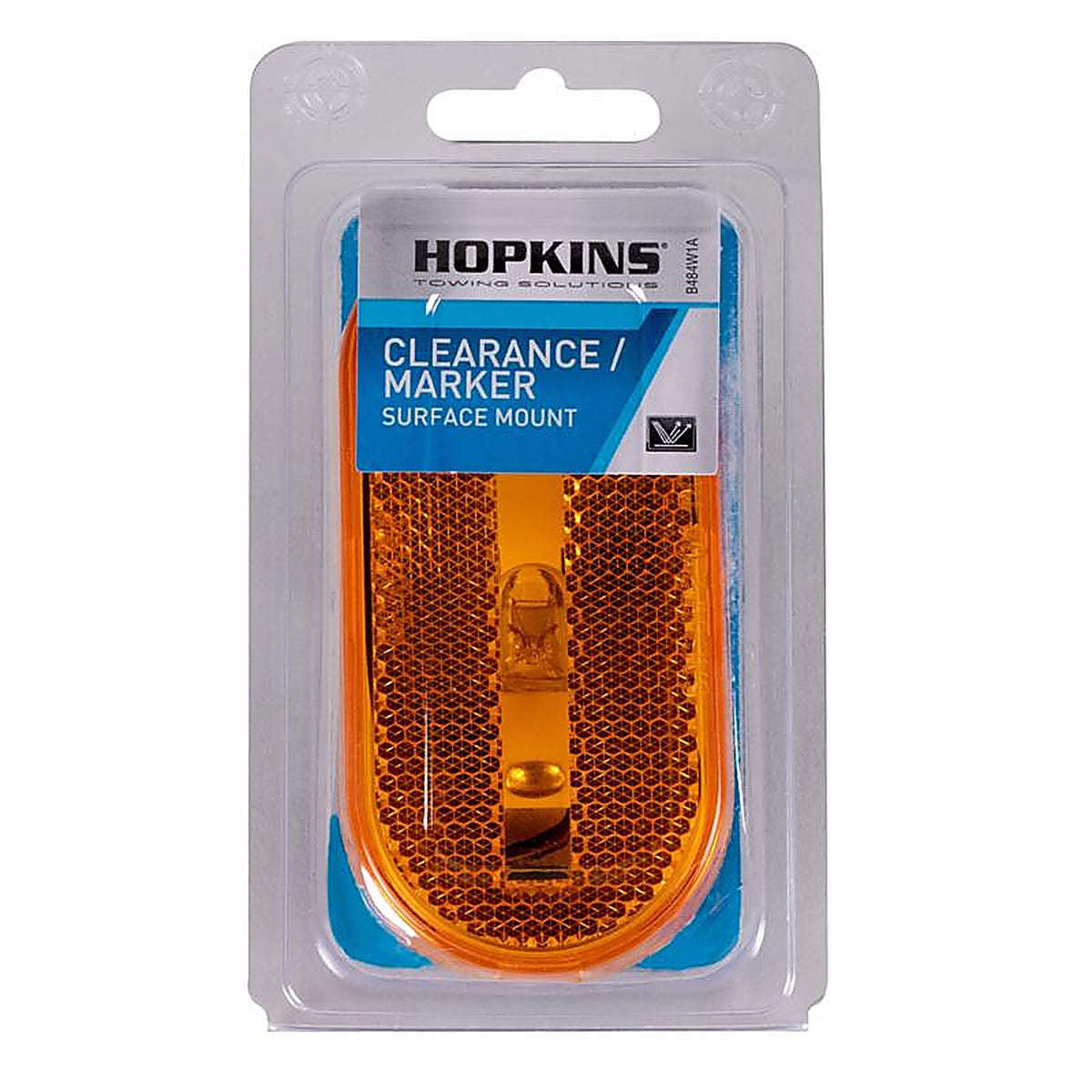 Hopkins - B484W1A - Amber Oblong Clearance/Side Marker Light