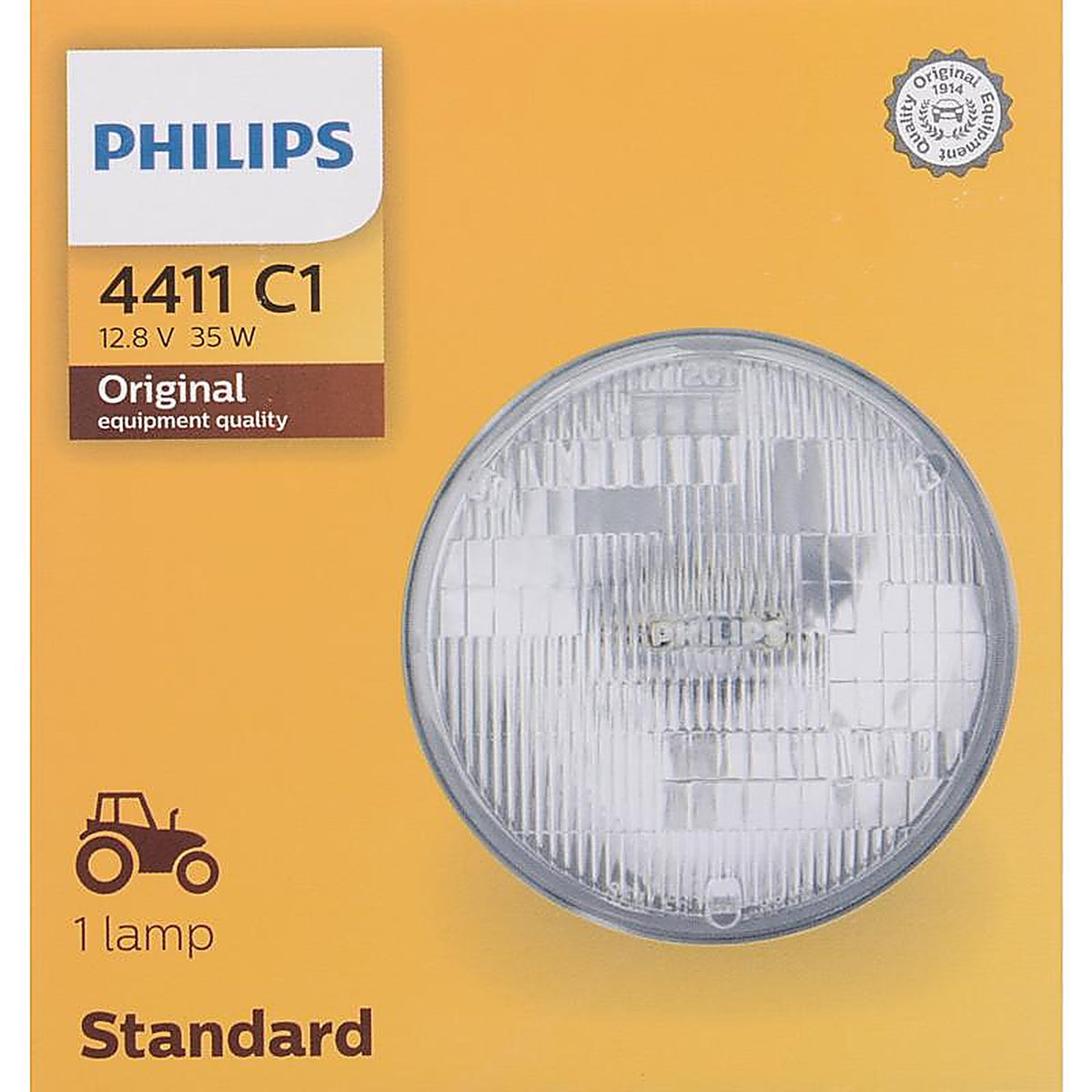 Philips - 4411C1 - Standard Halogen Low Beam Automotive Bulb 4411C1