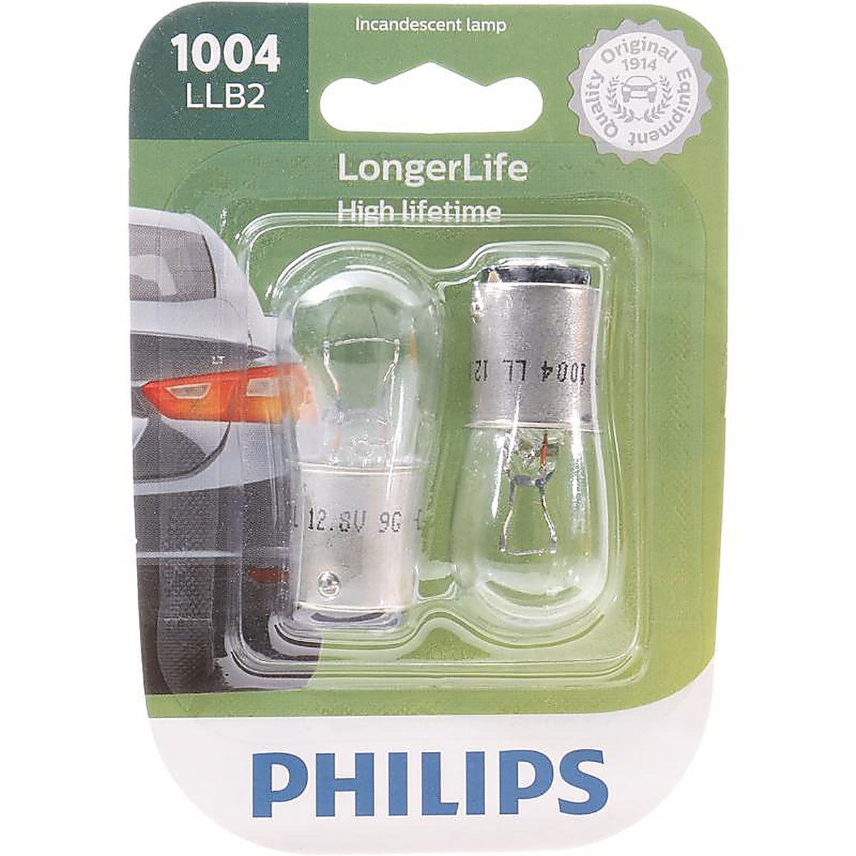 Philips - 1004LLB2 - LongerLife Incandescent Indicator Miniature Automotive Bulb 1004LLB2