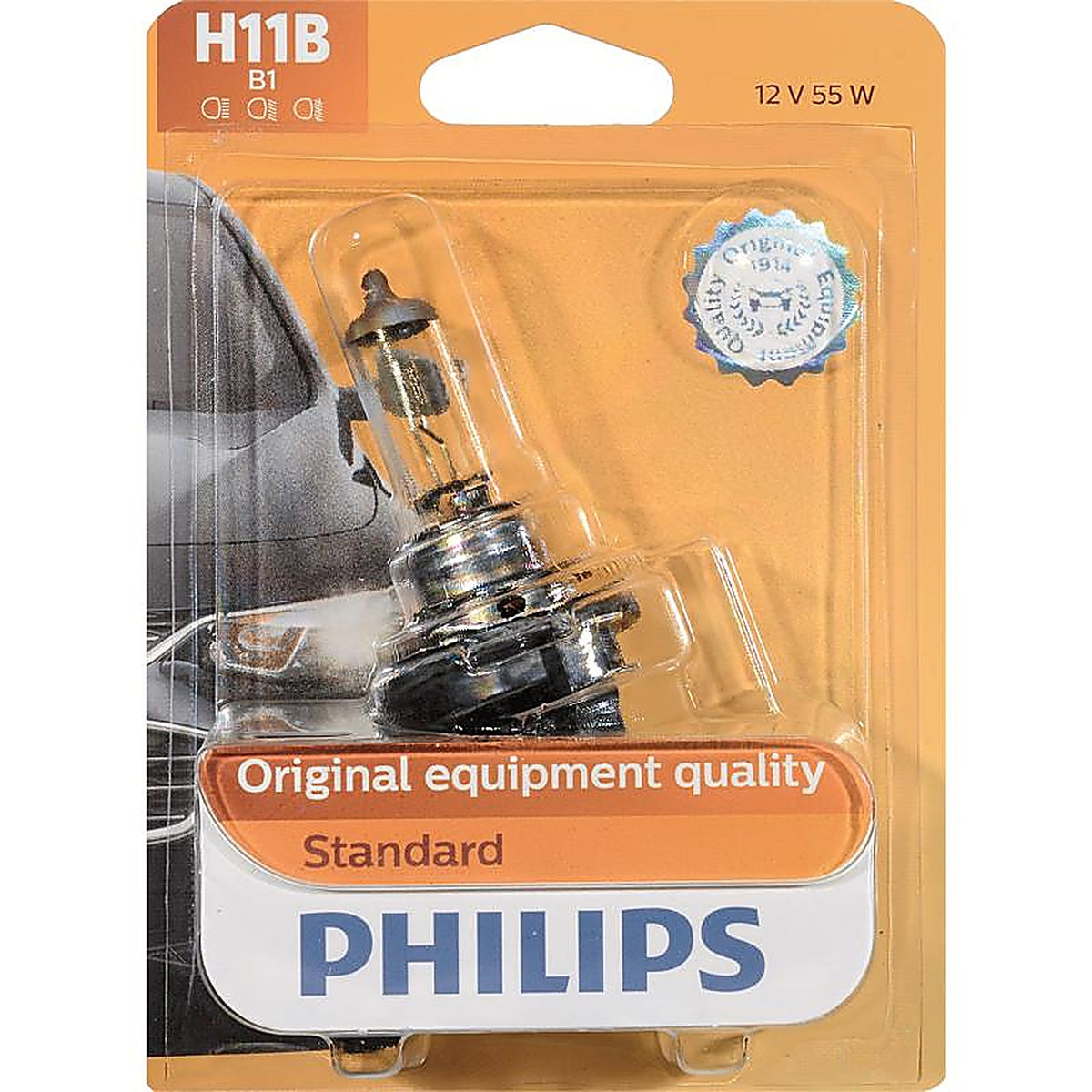 Philips - H11BB1 - Standard Halogen High/Low Beam Automotive Bulb H11BB1