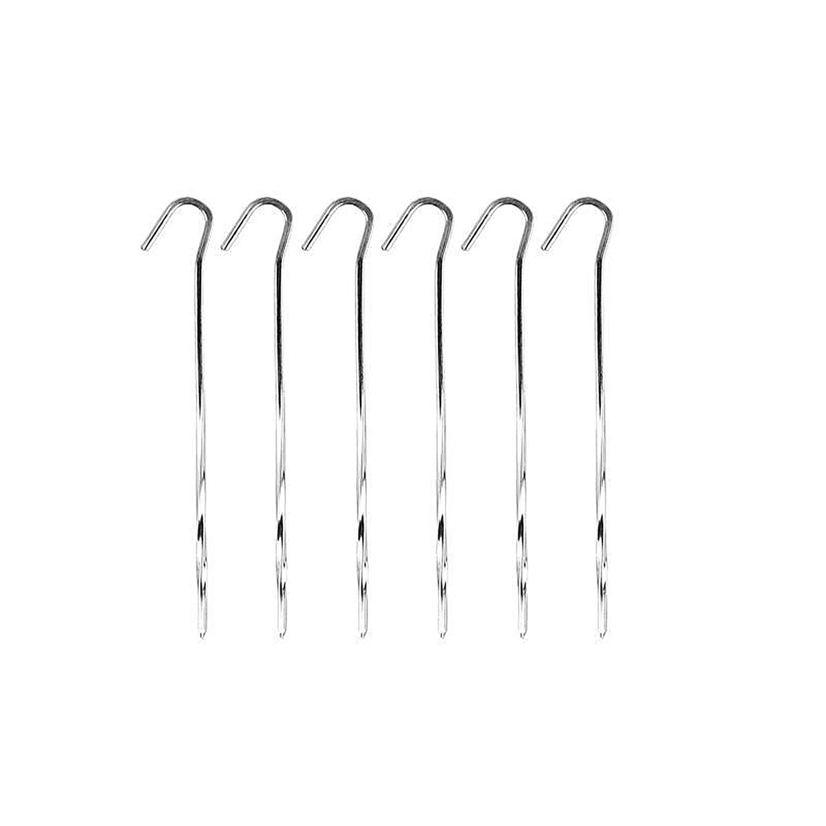 Coghlan's - 8326 - Silver Skewer Pegs 8.625 in. H x 2.875 in. W x 7 in. L - 6/Pack