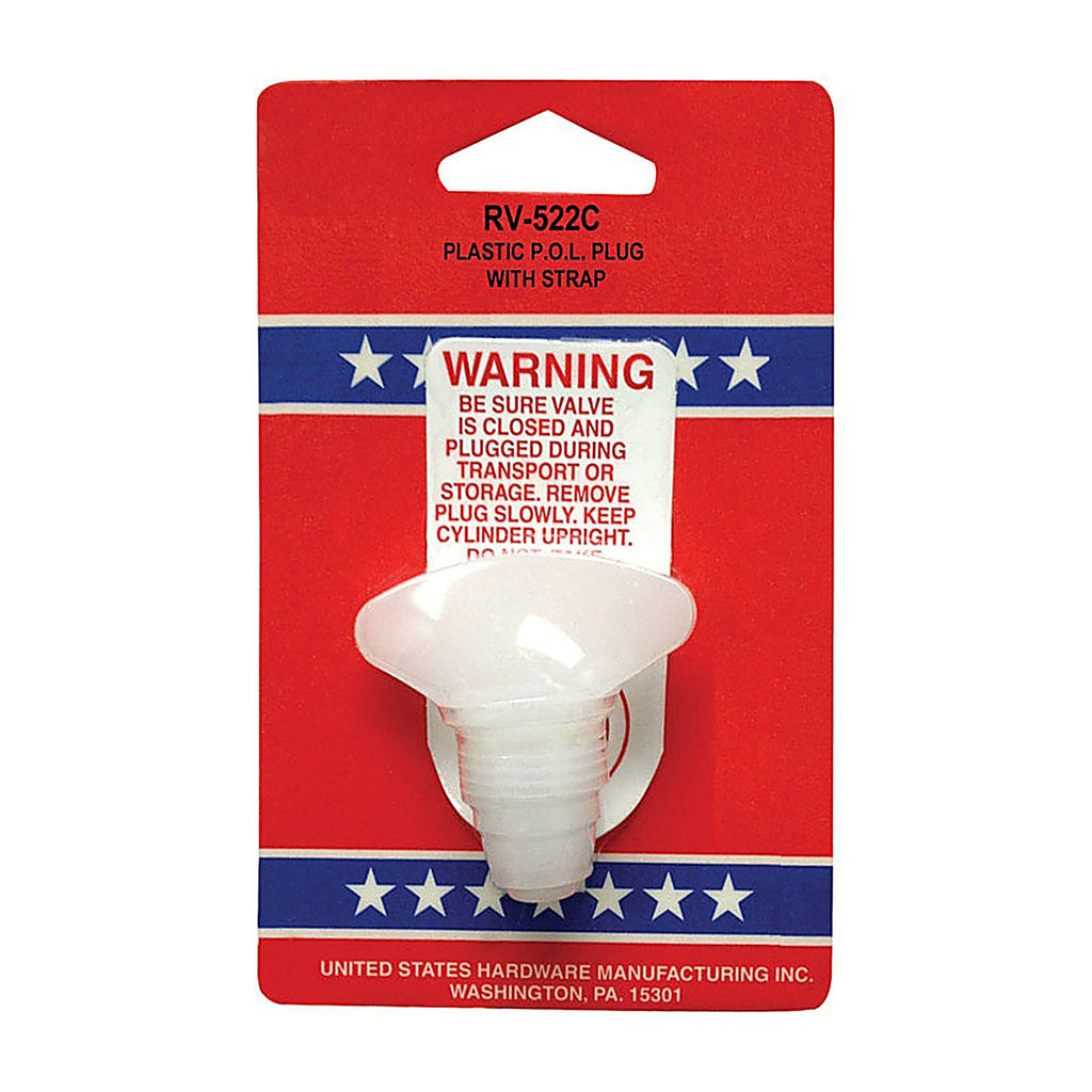 US Hardware - RV-522C - 6.8 in. L Plug for Propane Bottle - 1/Pack