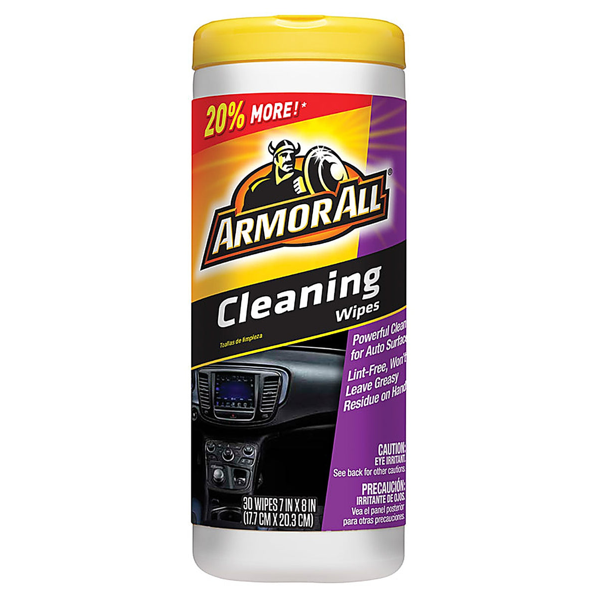 Armor All - 17497C - Leather/Rubber/Vinyl Cleaner Wipes 30 wipes