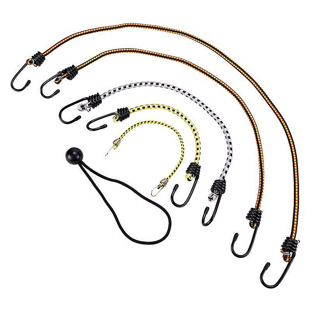 Keeper - 06320-10 - Assorted Bungee Cord Set 20 in. L x 0.374 in. - 20/Pack
