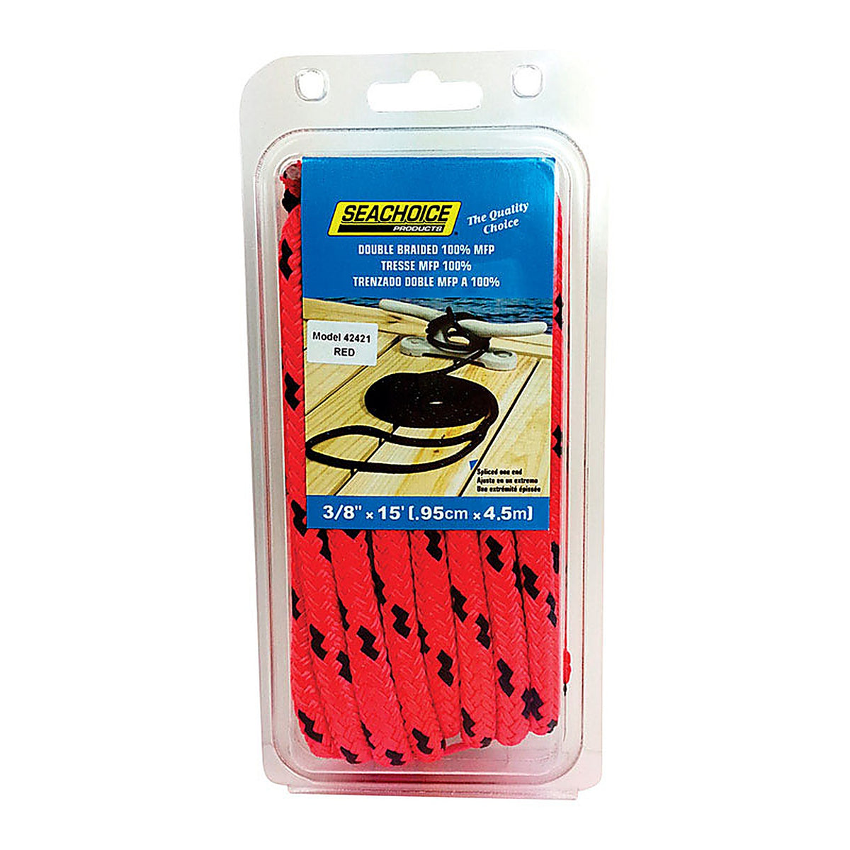 Seachoice - 42421 - Red Polypropylene Line Dock
