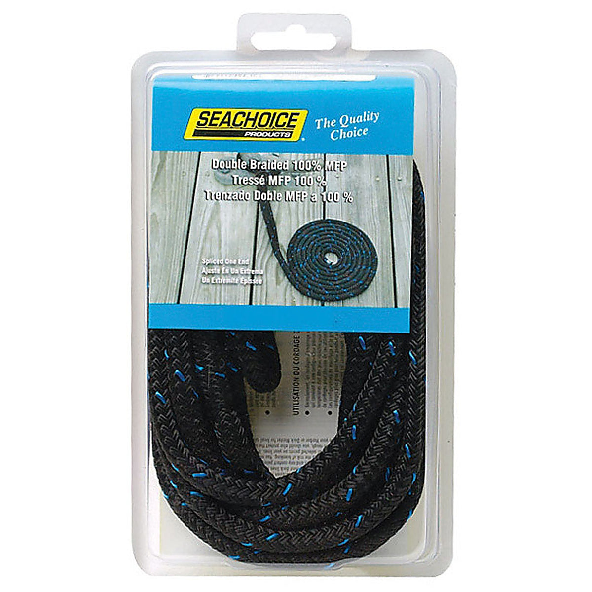 Seachoice - 42431 - Black Polypropylene Line Dock