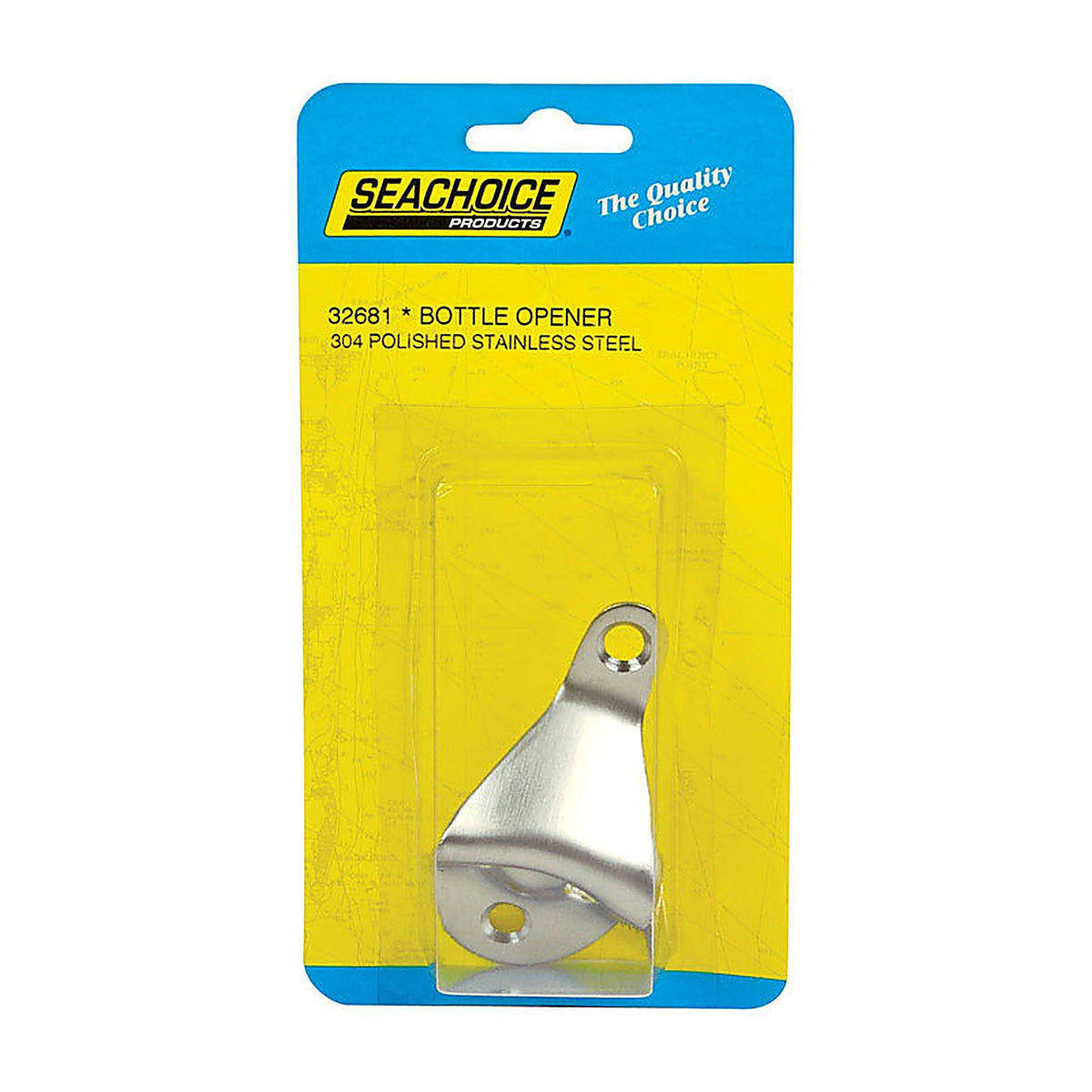 Seachoice - 32681 - Stainless Steel Bottle Opener - 1/Pack