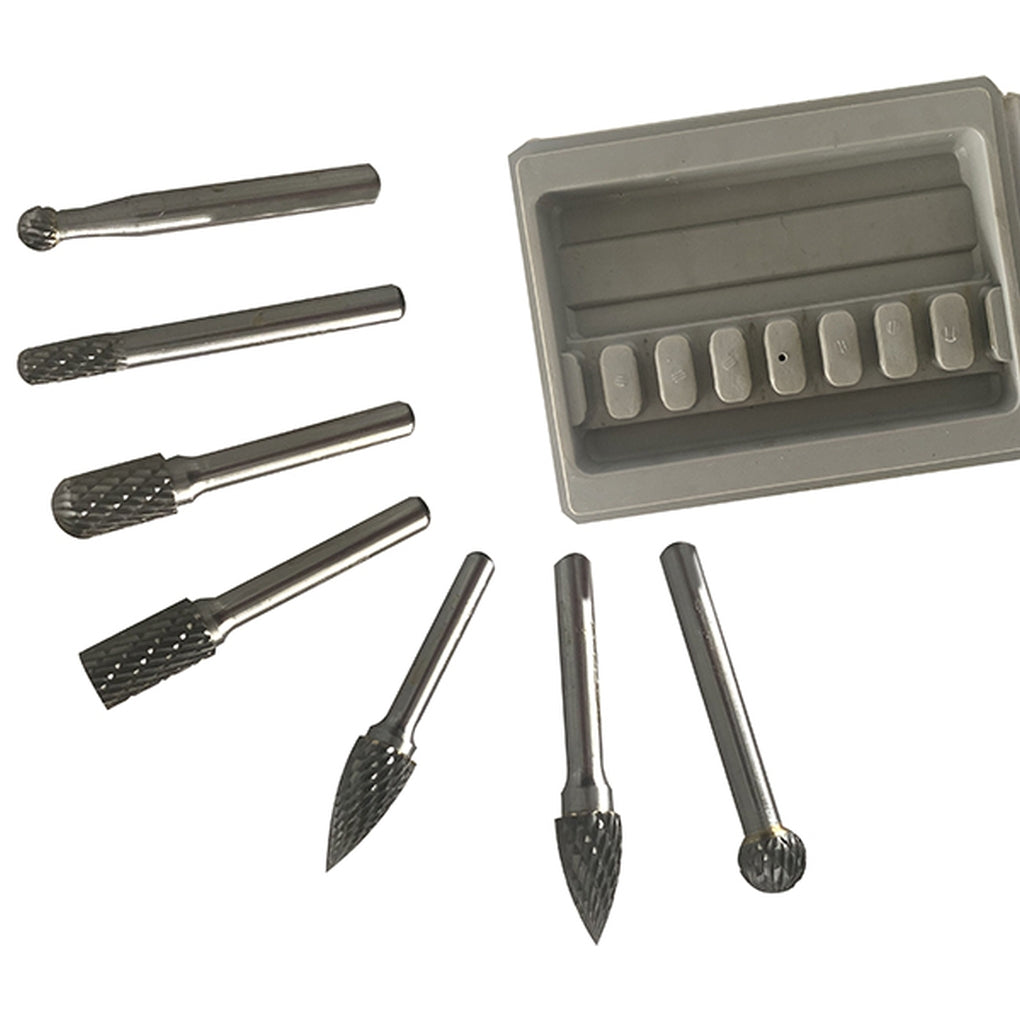ATD - 8160 - 8 Pc. 1/4 in Carbide Burr Set