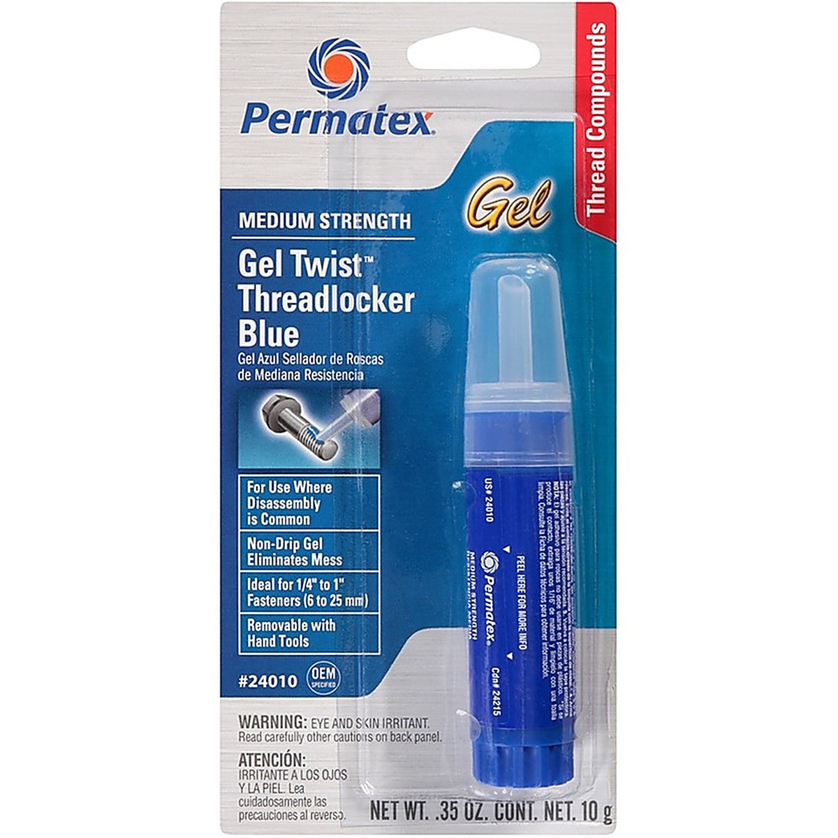 Permatex - 24010 - Automotive Adhesive Gel 0.35 oz.