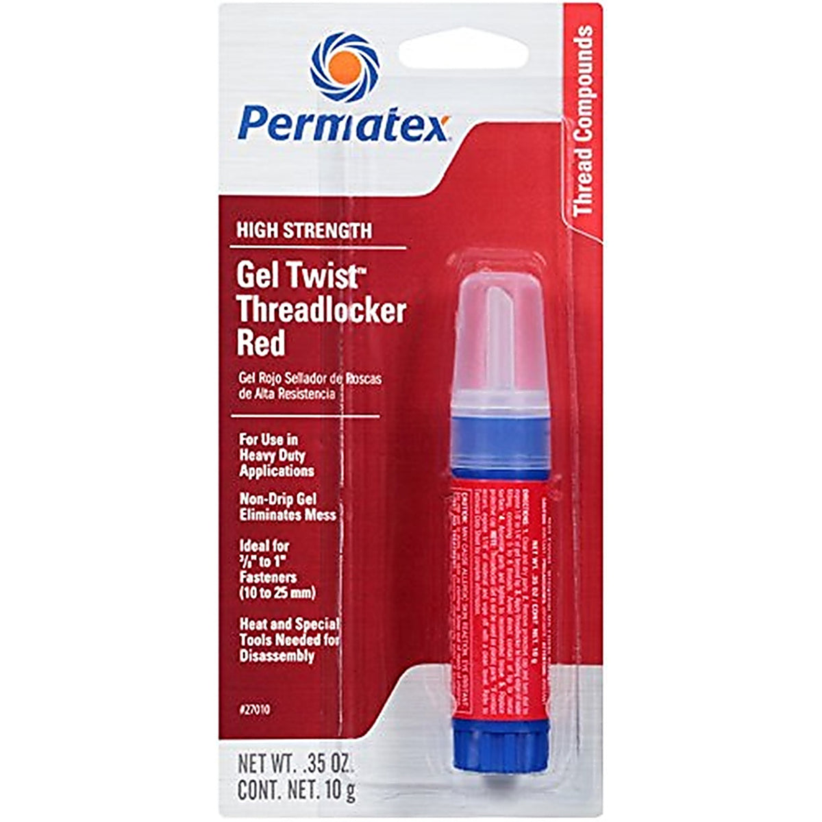 Permatex - 27010 - High Strength Automotive Adhesive Gel 0.35 oz.