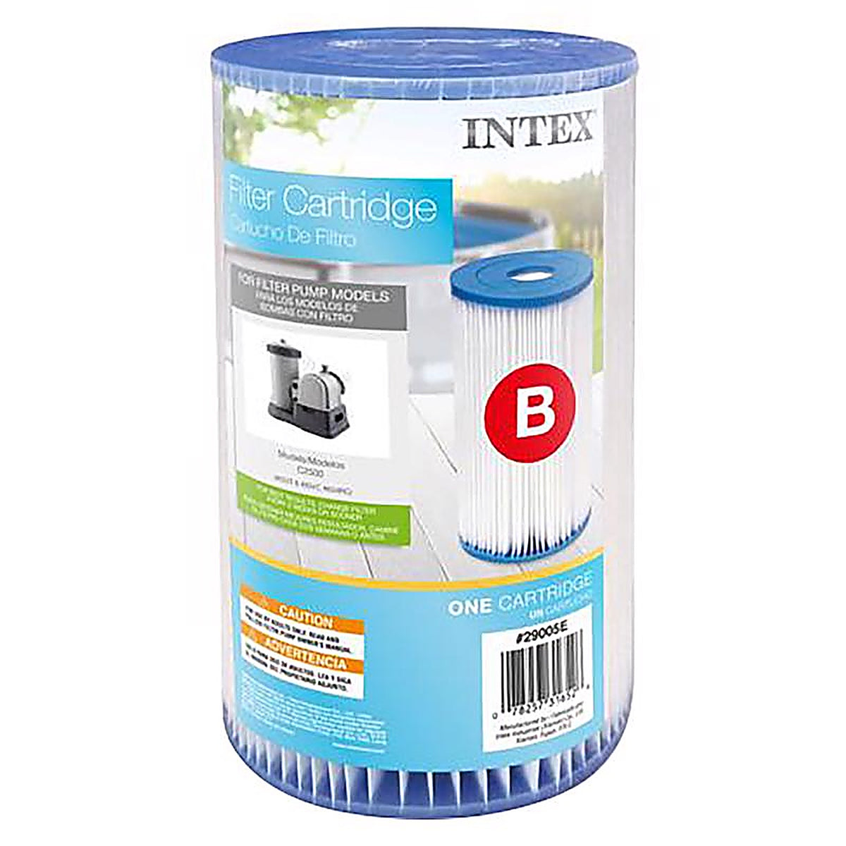 Intex - 29005E - Krystal Clear Pool Filter 10.5 in. H