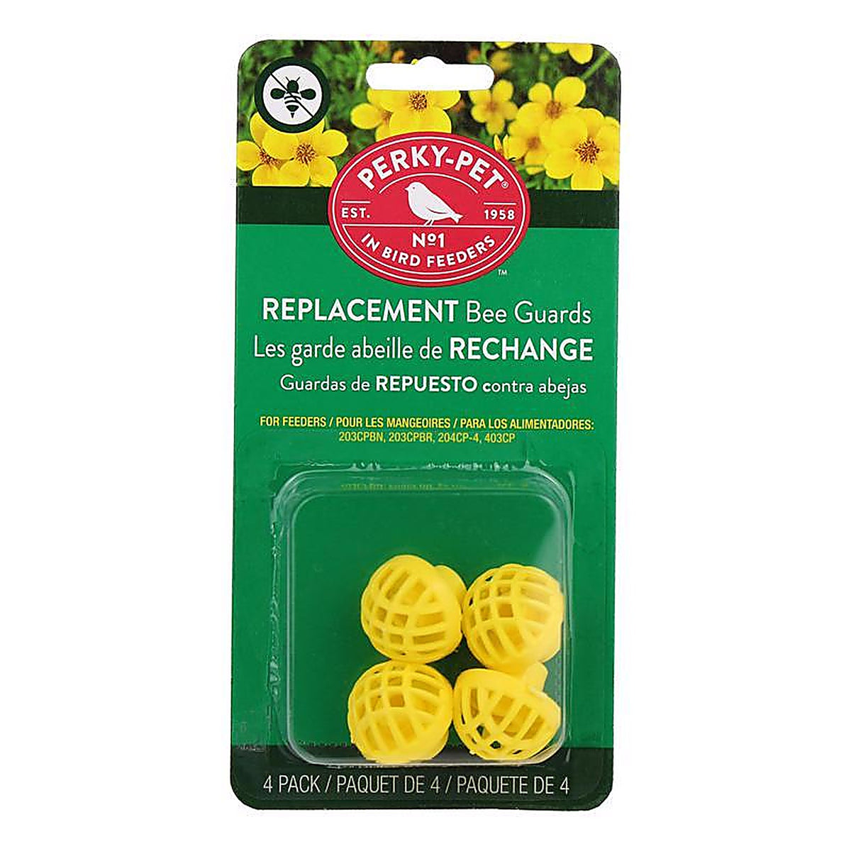 Perky-Pet - 205Y - 0.85 in. H x 0.85 in. W x 0.75 in. D Bee Guards