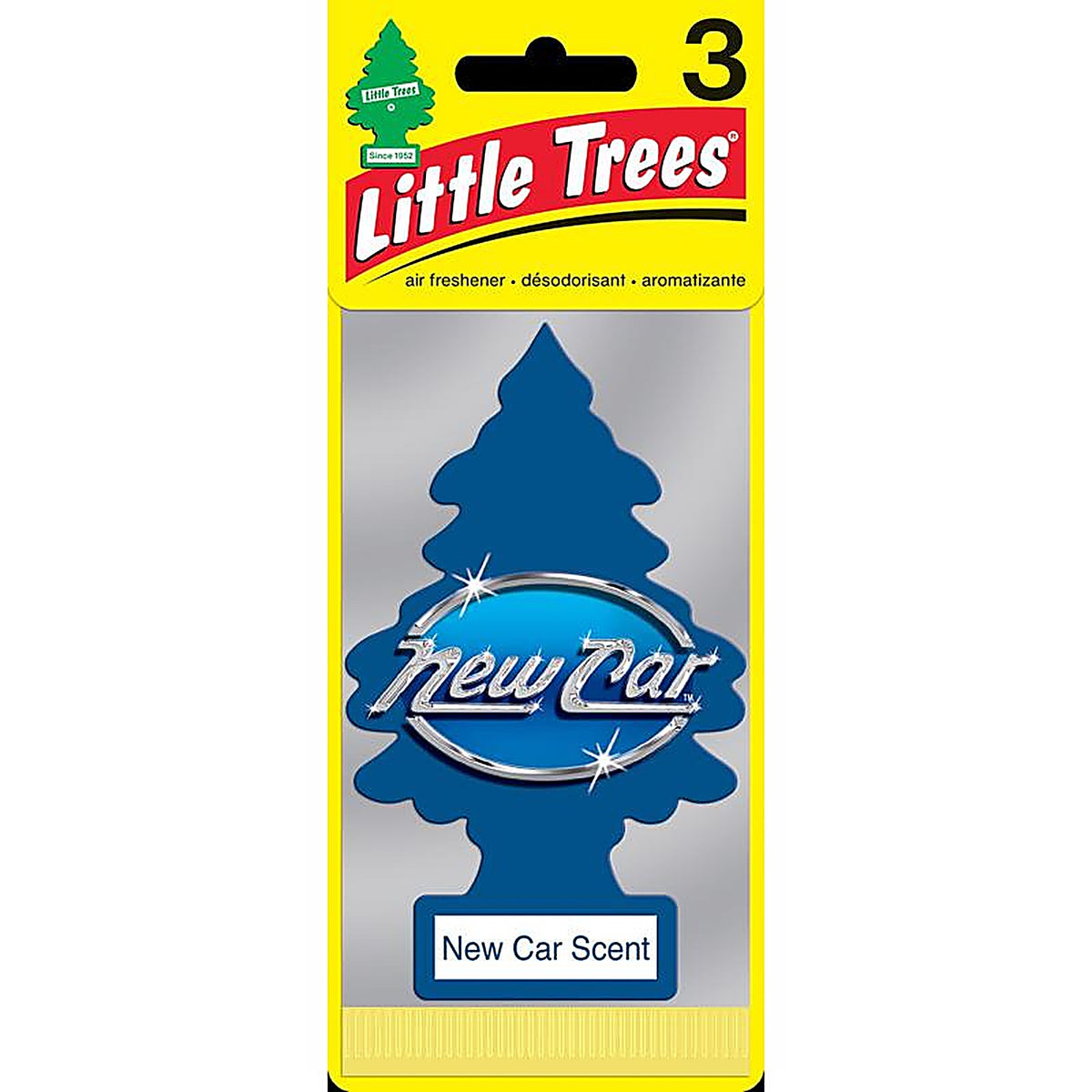 Little Trees - U3S-32089 - Blue Car Air Freshener - 3/Pack