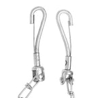 Boss Pet - 27220 - PDQ Silver Swivel Steel Dog Tie Out Chain Small/Medium