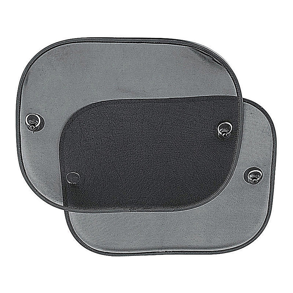 Custom Accessories - 41186 - 14.5 in. L x 17.5 in. W Black Foldable Sun Shade